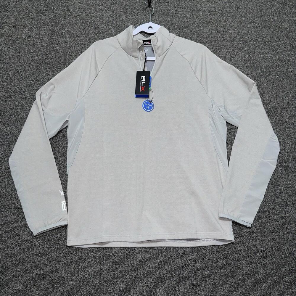 RLX Ralph Lauren Golf 1/4 Zip Men's Size M Performance Wear Wicking Stretch $188